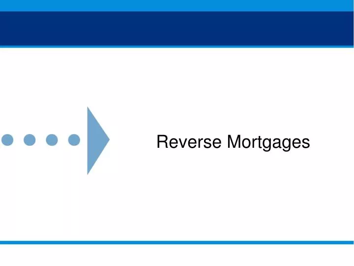 reverse mortgages n.