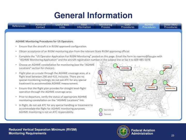PPT - Reduced Vertical Separation Minimum (RVSM) Monitoring ...