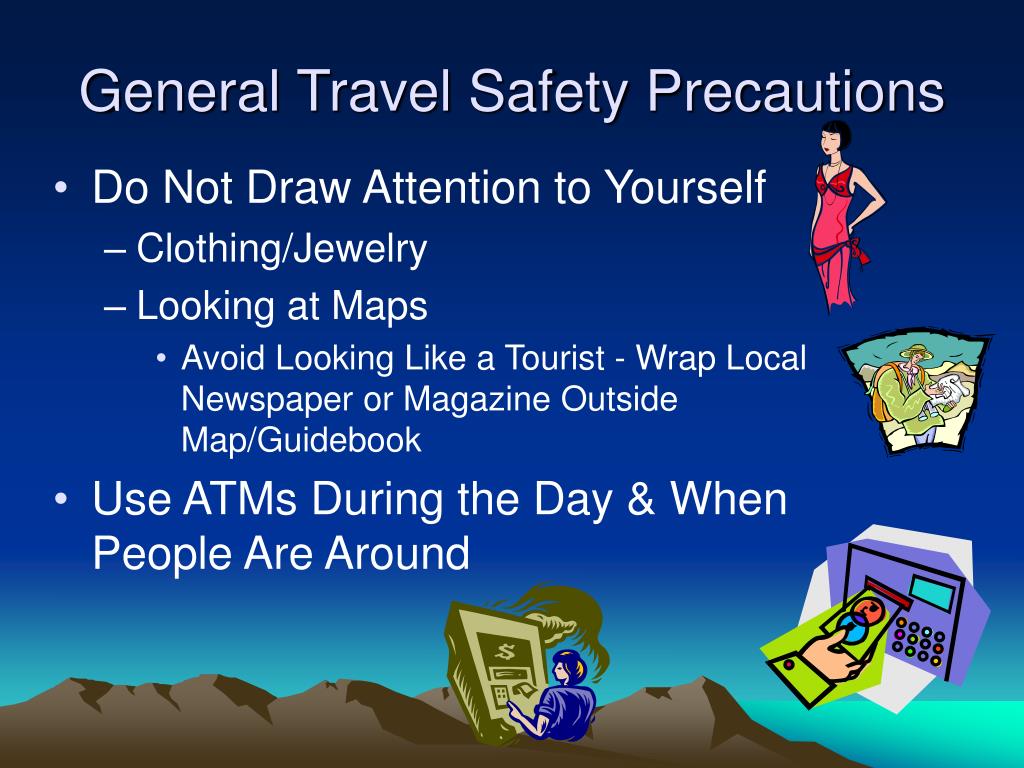 travel safety precautions