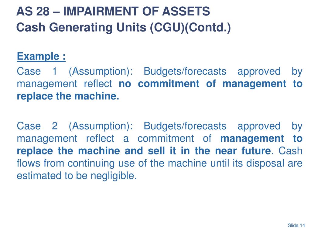 PPT - ACCOUNTING STANDARD 2 8 - IMPAIRMENT OF ASSETS PowerPoint  Presentation - ID:443269