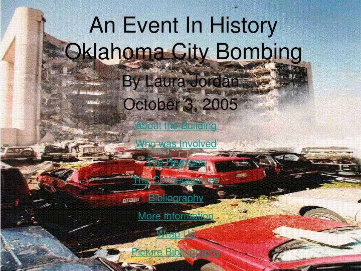 an event in history oklahoma city bombing n.