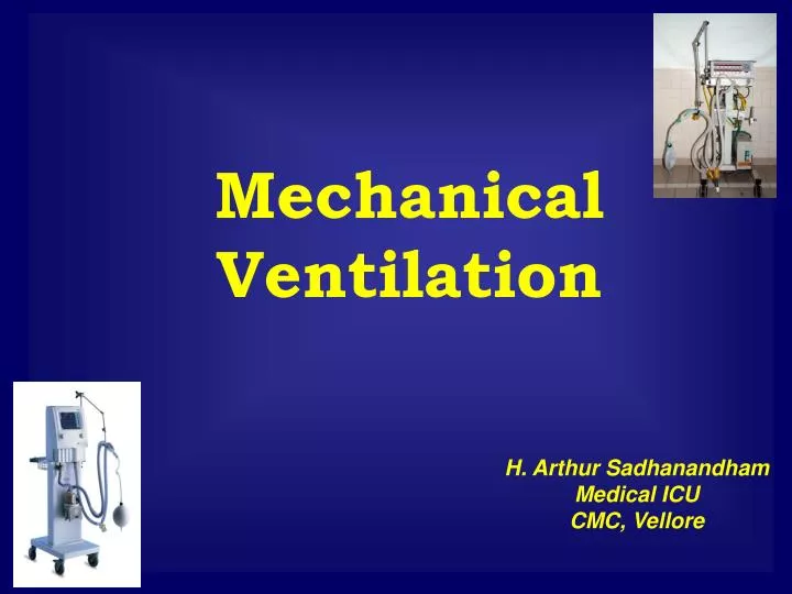 mechanical ventilation n.