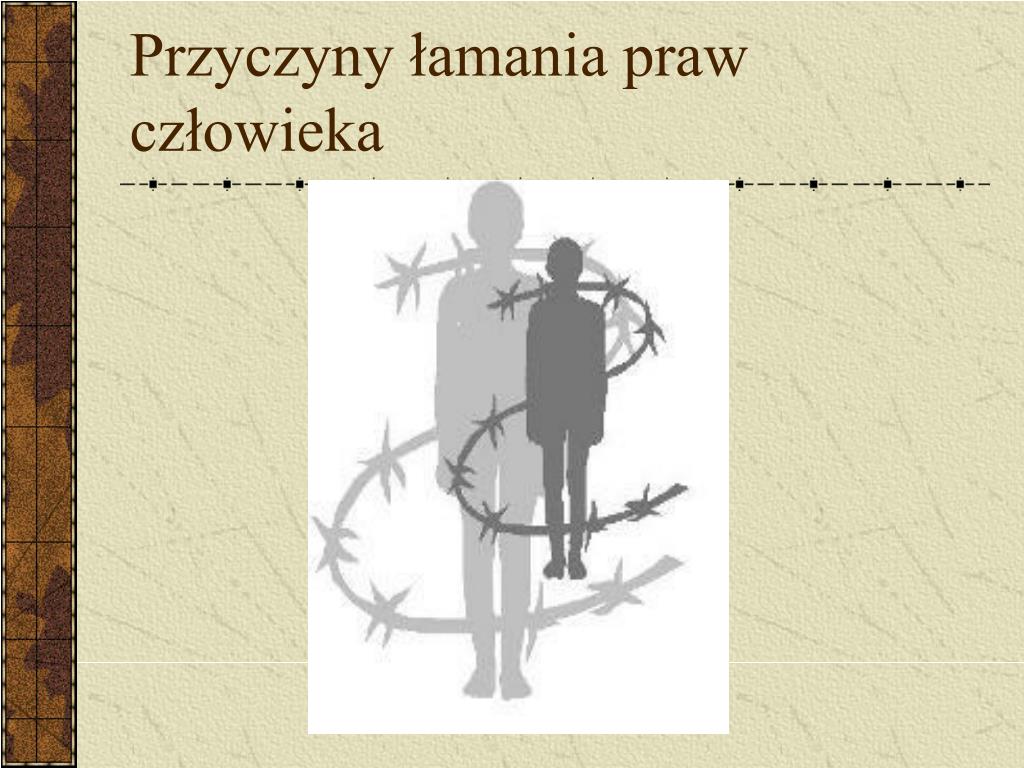 Przykłady łamania Praw Człowieka Wos PPT - Prawa Człowieka PowerPoint Presentation, free download - ID:444555