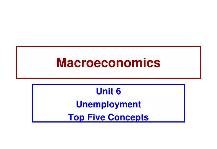 macroeconomics n.