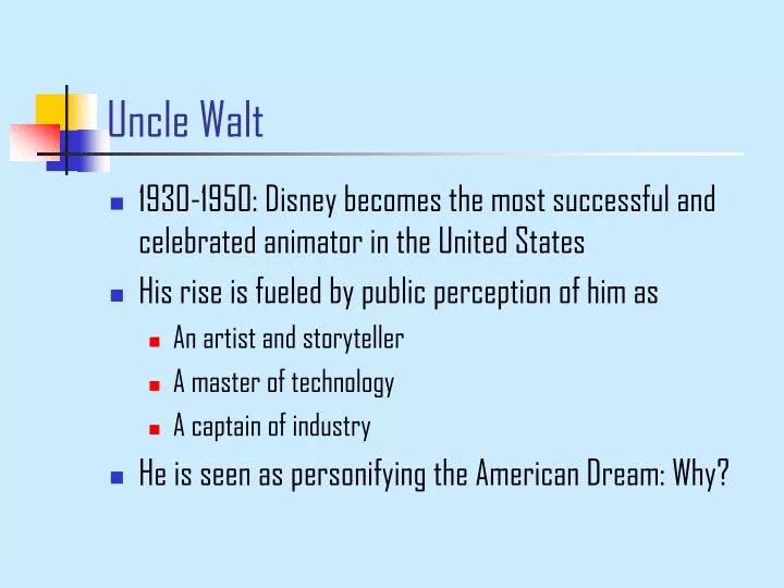 uncle walt n.