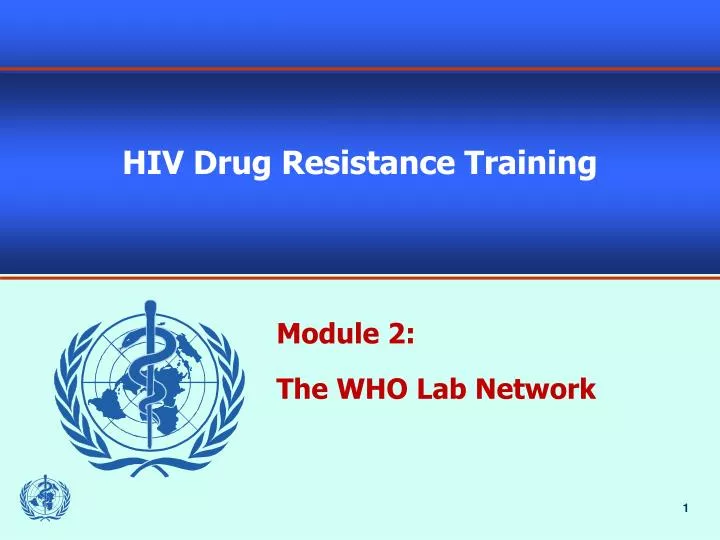 hiv drug resistance training n.