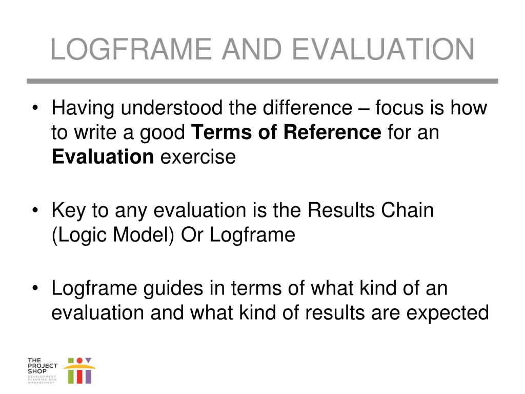 PPT - How to write a good TERms of reference foR for Evaluation