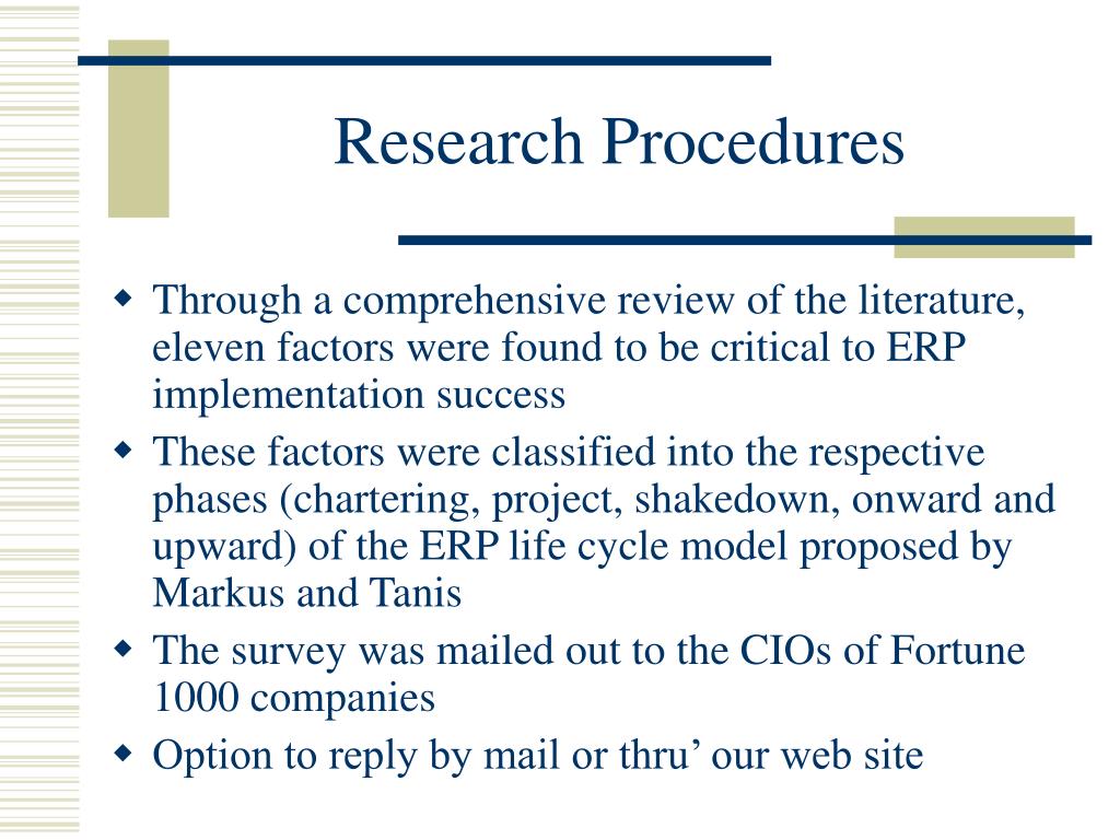research is based on valid procedures and principles