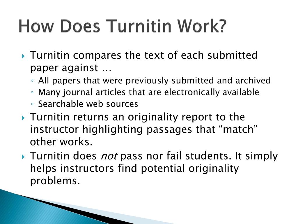 does turnitin check previously submitted work does turnitin check previously submitted work