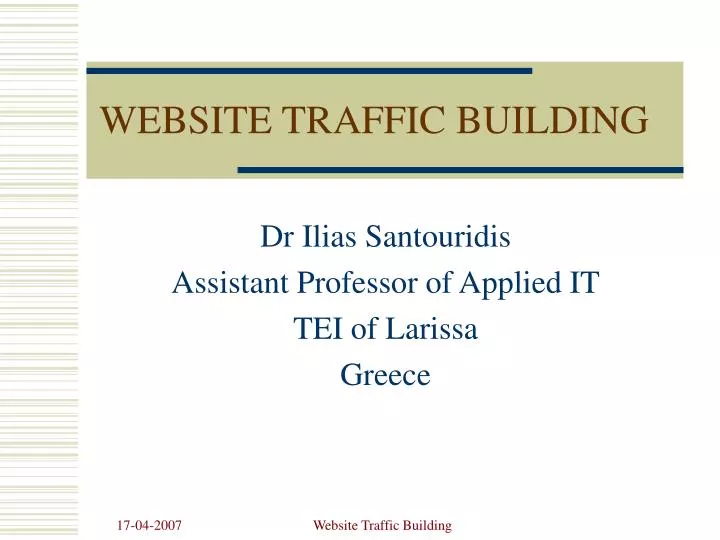 website traffic building n.