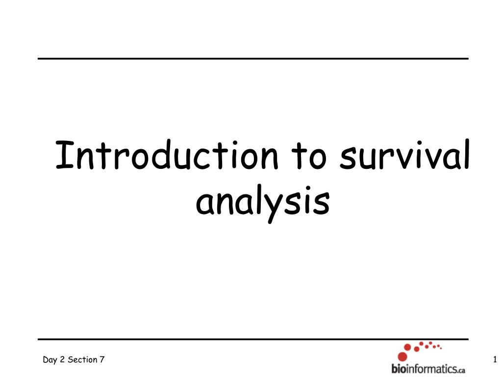 Introduction To Survival Chapter 18 PPT - Introduction to survival analysis PowerPoint Presentation, free