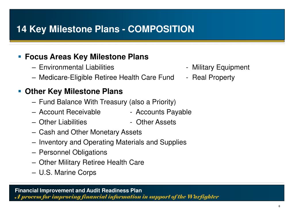 PPT DoD Financial Improvement and Audit Readiness (FIAR) Plan A