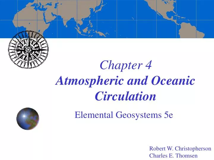 chapter 4 atmospheric and oceanic circulation n.