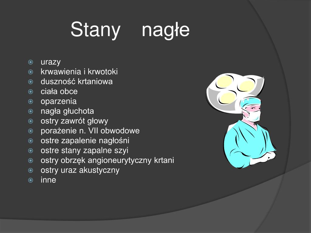 PPT - Stany nagłe PowerPoint Presentation, free download - ID:450768