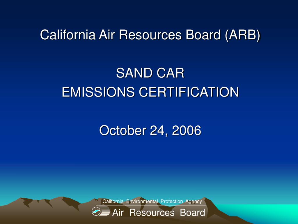 is my car california emissions certified