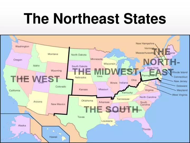 PPT The Northeast States PowerPoint Presentation, free