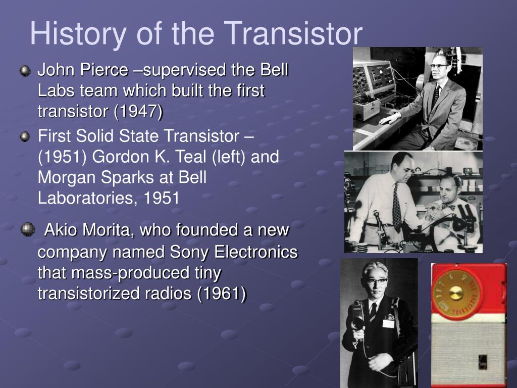 PPT Transistors PowerPoint Presentation, free download ID452828