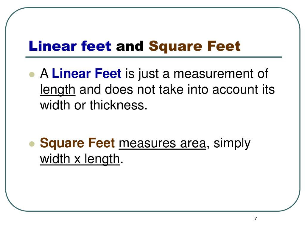 Download PPT - Calculating board Feet linear feet square feet PowerPoint Presentation - ID:453005