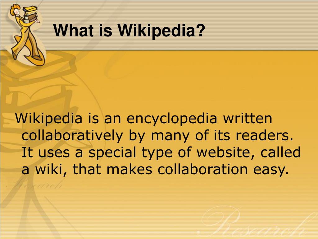 presentation about wikipedia