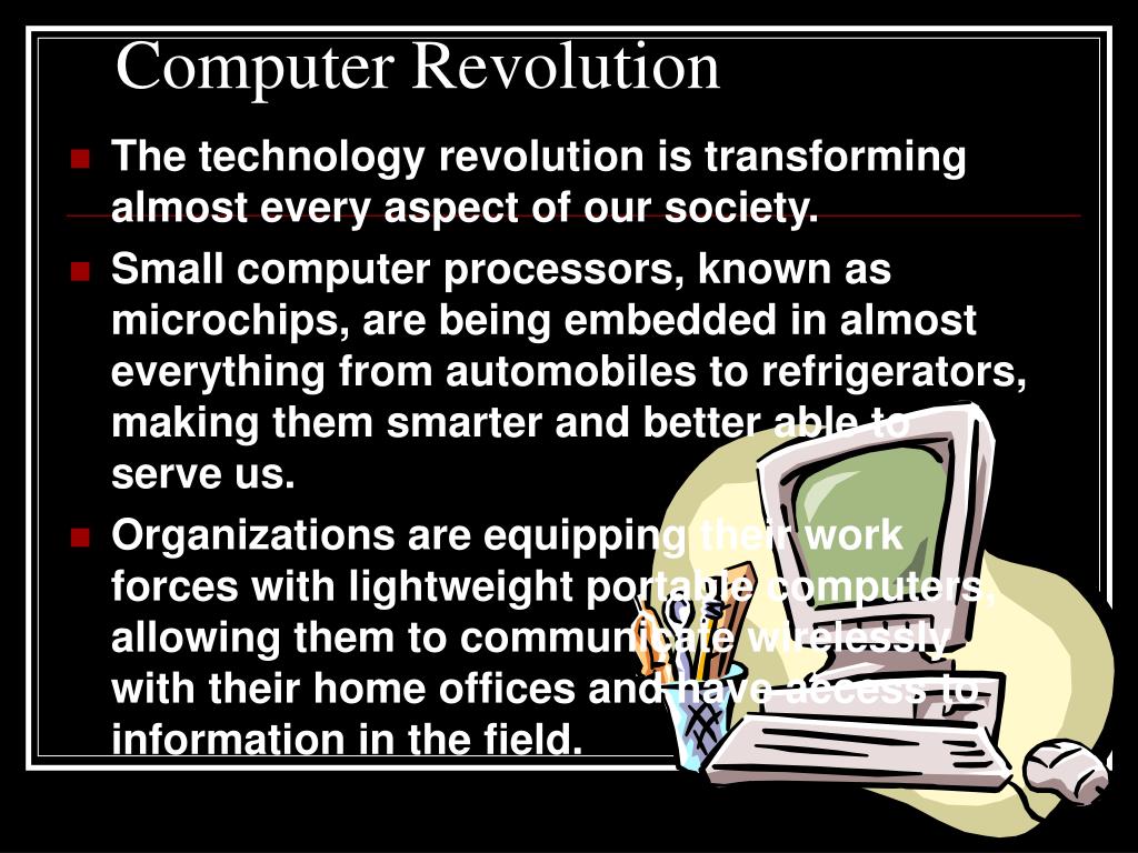 causes and effects of computer revolution