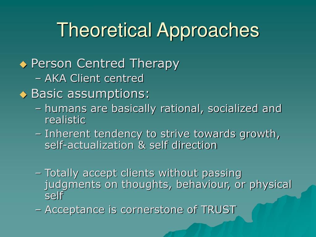 what are the three theoretical approaches