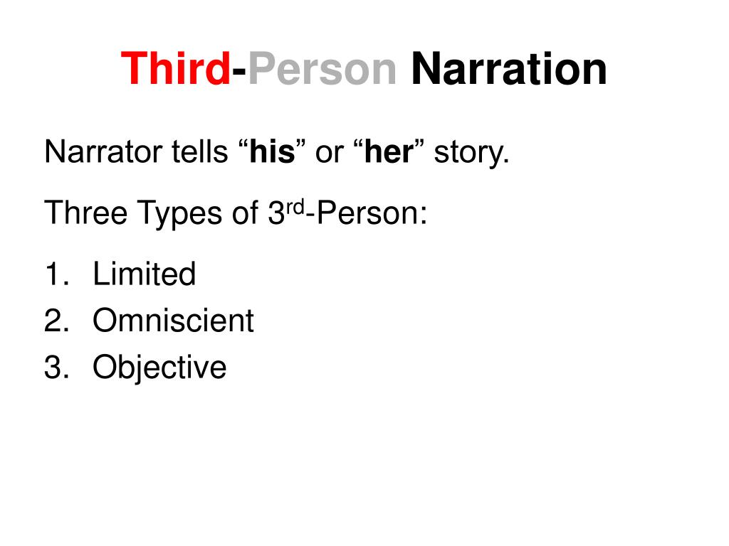 third person narration research paper