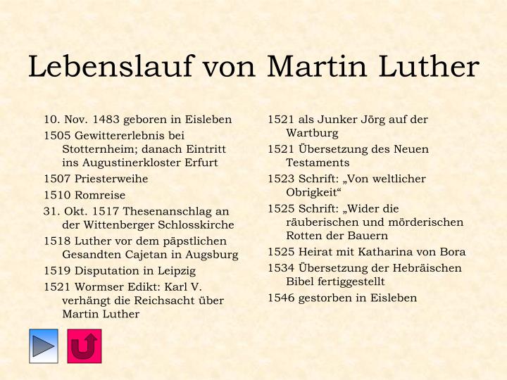 PPT Martin Luther und die Reformation PowerPoint Presentation ID 454559