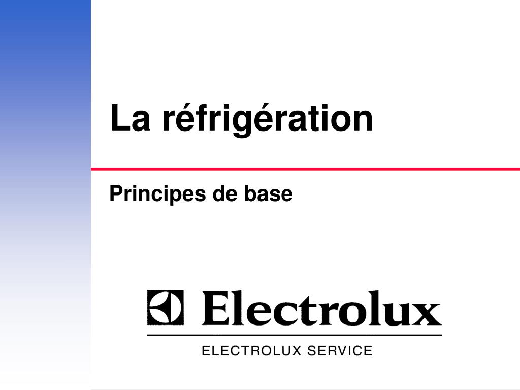 PPT - La réfrigération PowerPoint Presentation, free download - ID:454646