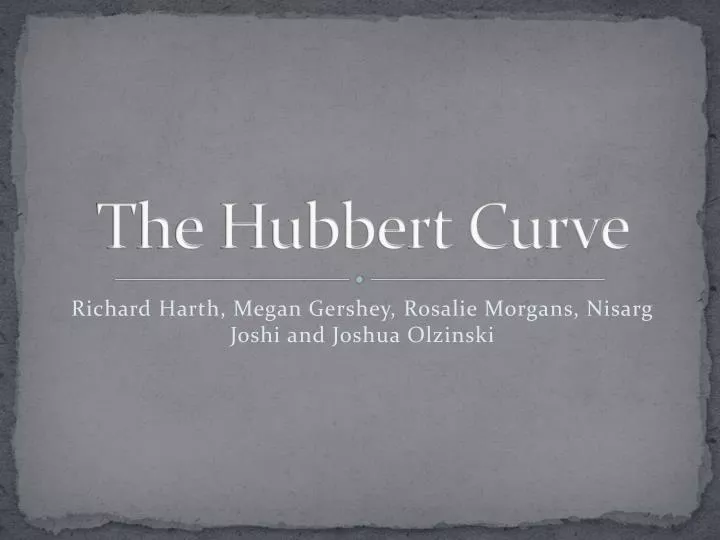 PPT - The Hubbert Curve PowerPoint Presentation, free download - ID:454749