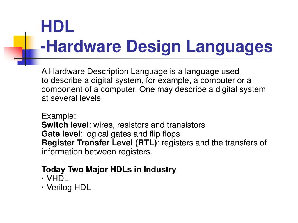 PPT - ECE 4680 Computer Architecture Verilog Presentation I. PowerPoint ...