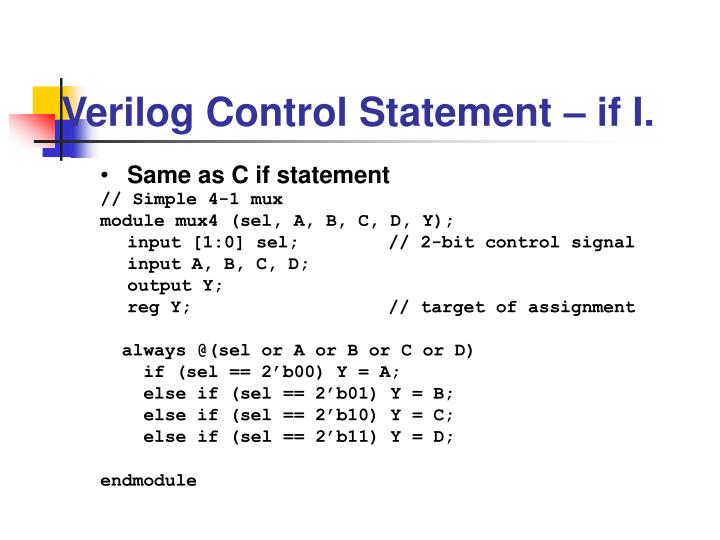 PPT - ECE 4680 Computer Architecture Verilog Presentation I. PowerPoint ...