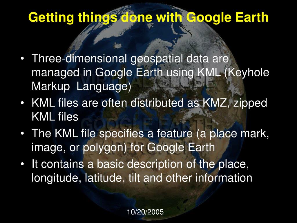 PPT GOOGLE EARTH PowerPoint Presentation, free download ID45504