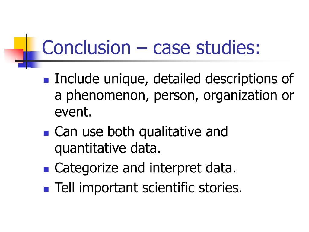 case study analysis conclusion example