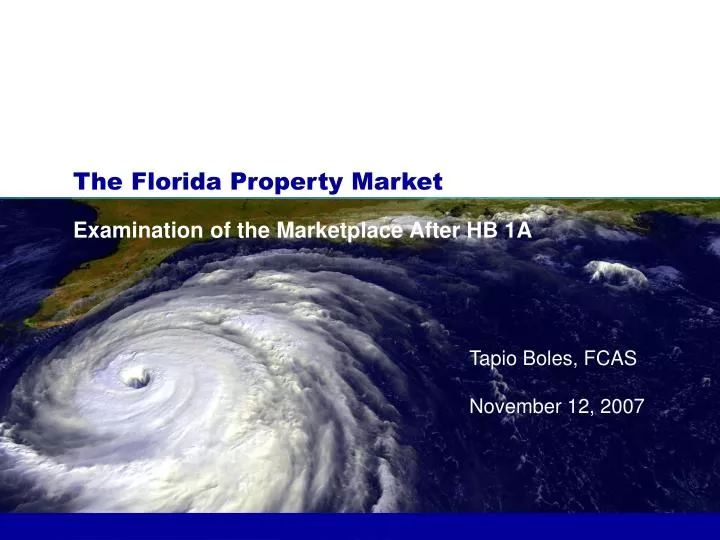 the florida property market n.