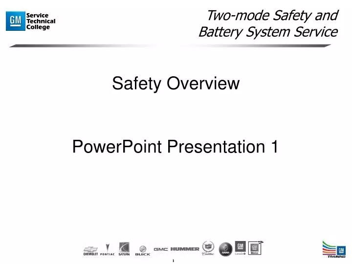 two mode safety and battery system service n.