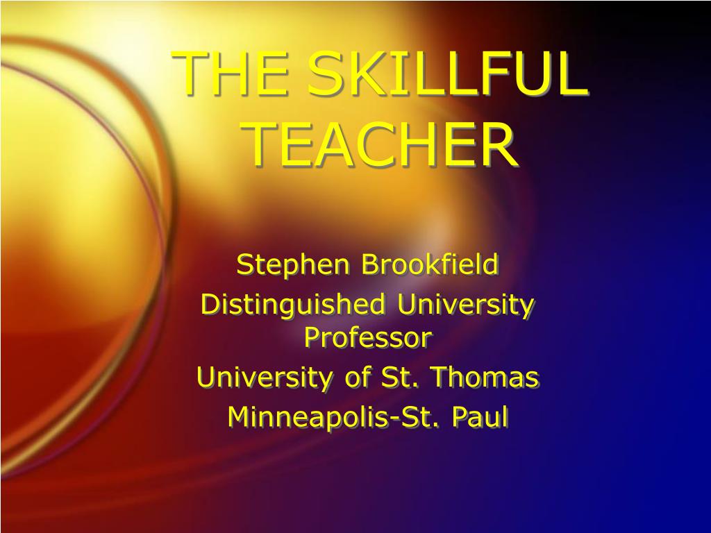 the skillful teacher pdf download