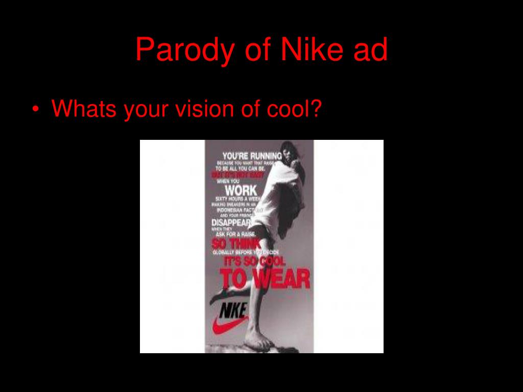 PPT - Parody of Nike ad . PowerPoint Presentation, free download - ID:458190