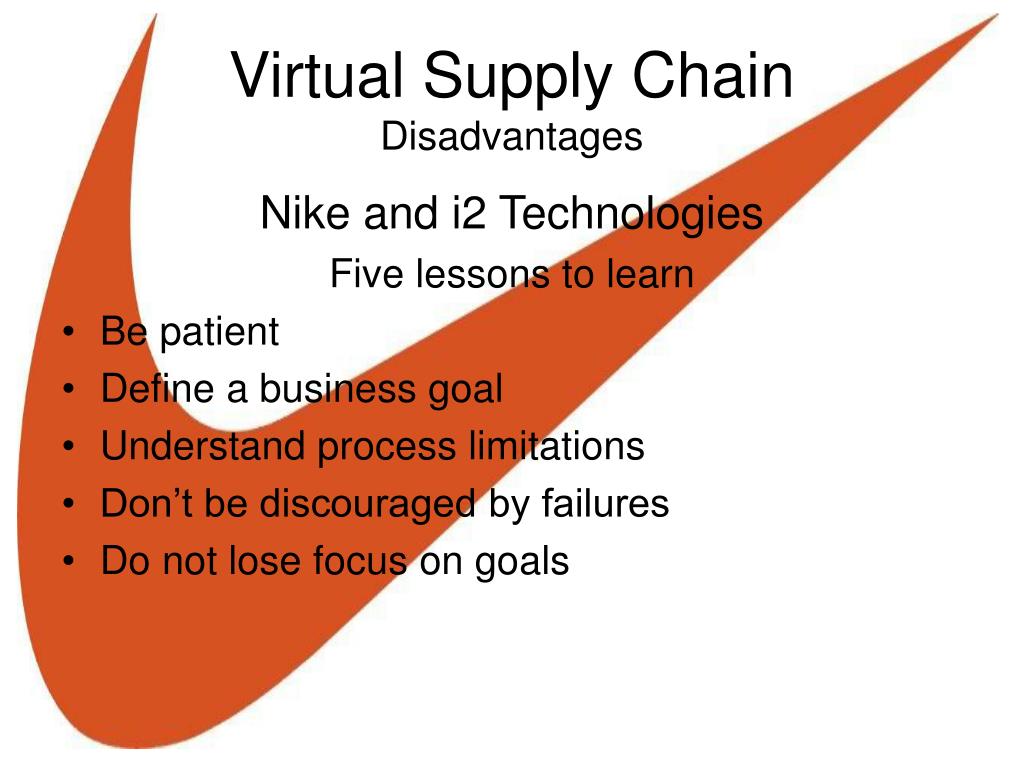 PPT - Virtual Supply Chains A Look at Nike PowerPoint Presentation, free  download - ID:458381