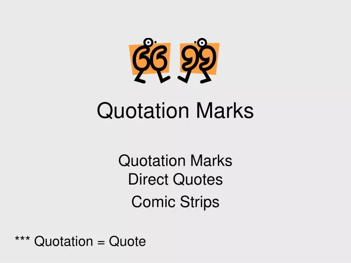 PPT Quotation Marks PowerPoint Presentation Free Download ID 458433