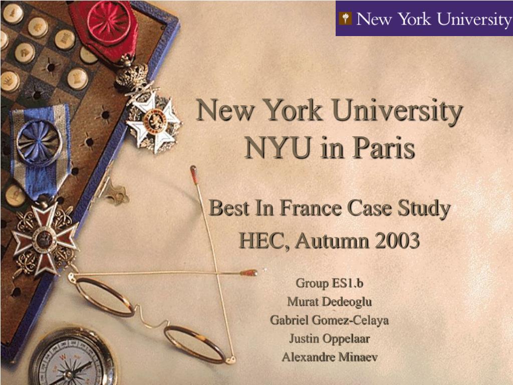 PPT - New York University NYU in Paris PowerPoint Presentation With Nyu Powerpoint Template