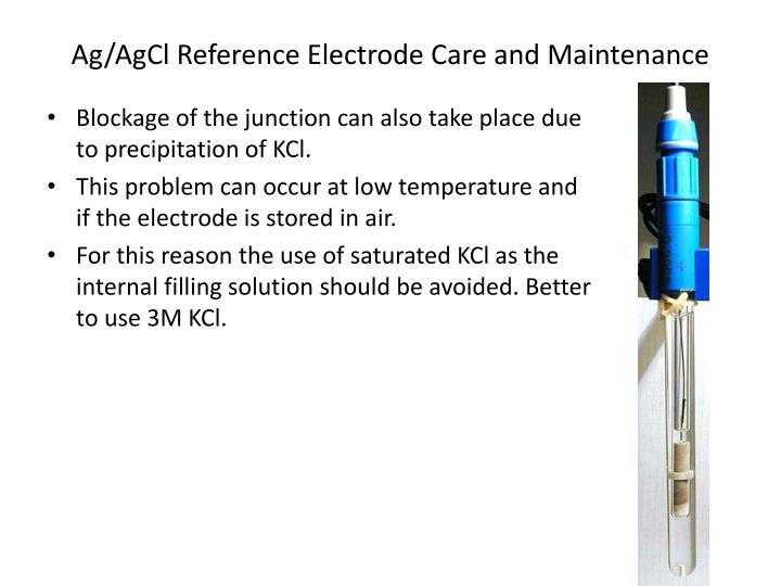 PPT Care and Maintenance of Electrodes for pH and Voltametric