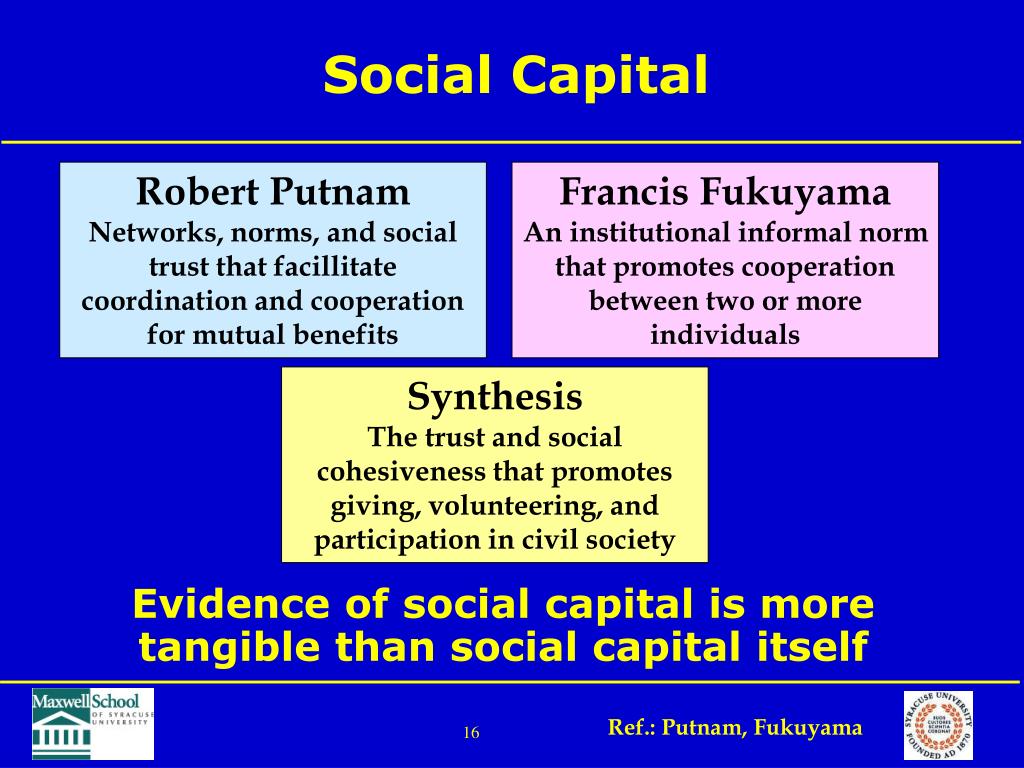 PPT - Social Capital and Politics PowerPoint Presentation, free ...