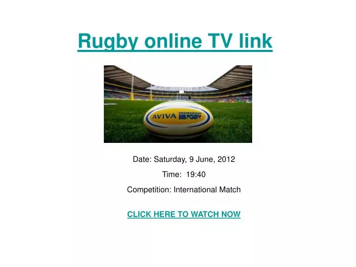 rugby online tv link n.