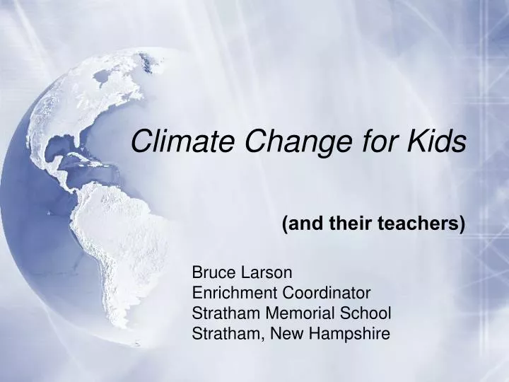 climate change for kids n.