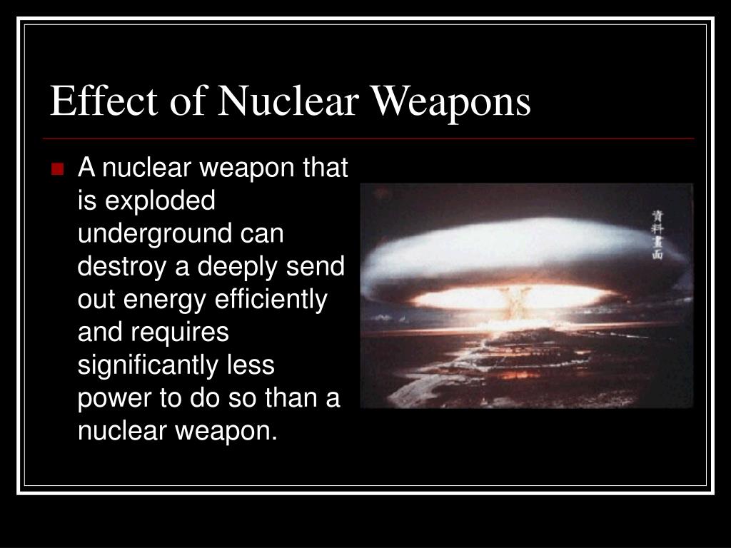 presentation on nuclear weapons