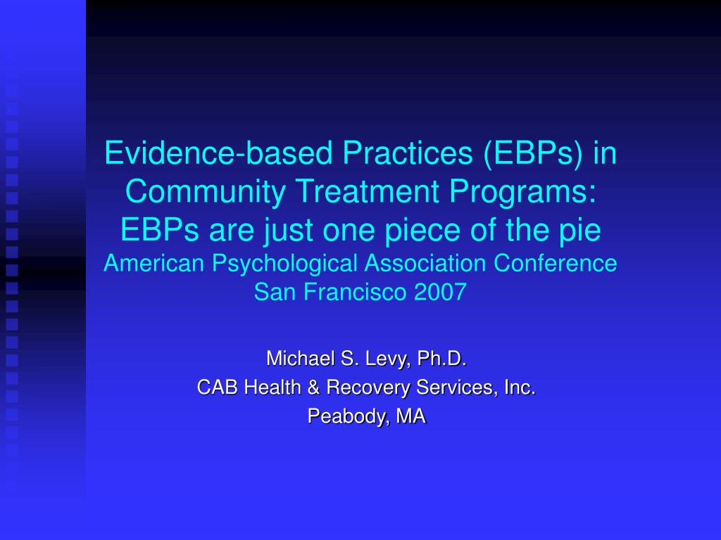 PPT - Michael S. Levy, . CAB Health & Recovery Services, Inc. Peabody,  MA PowerPoint Presentation - ID:463143