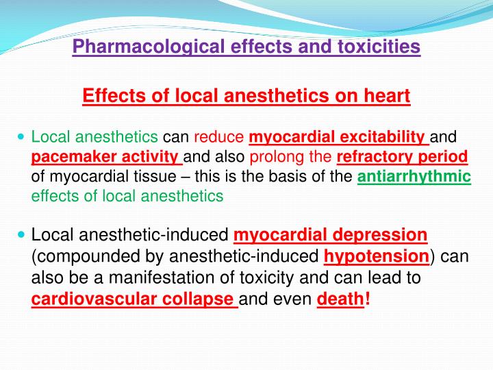 PPT LOCAL ANESTHETICS PowerPoint Presentation ID463204