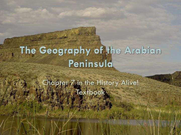 the geography of the arabian peninsula n.