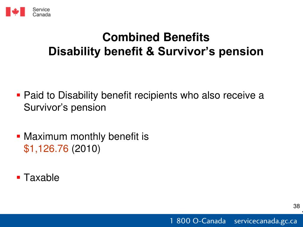 PPT - Service Canada Canada Pension Plan and Old Age Security PowerPoint Presentation - ID:463803