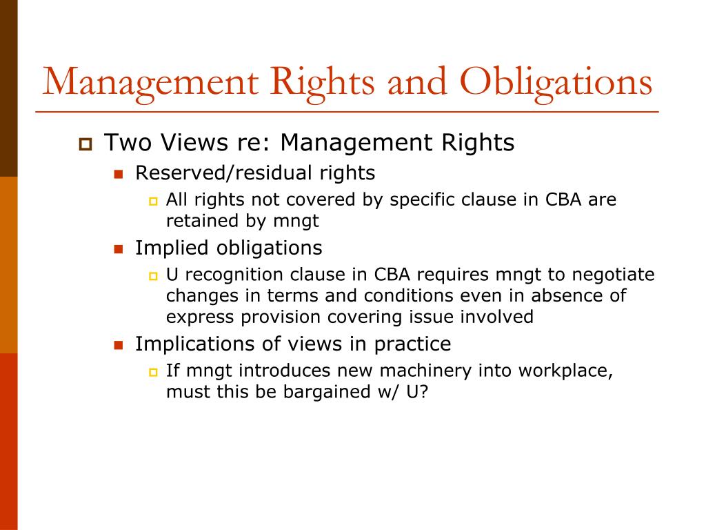 assignment of rights and obligations